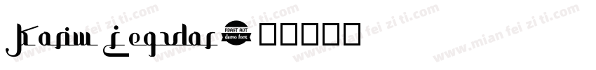 Karim Regular字体转换